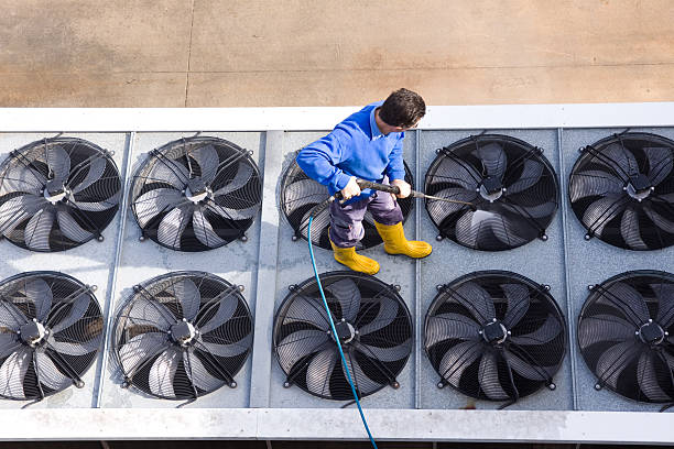 washing an industrial cooling system